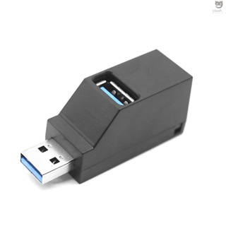 Ctoy ฮับแยกข้อมูล USB 3.0 3 พอร์ต ความเร็วสูง USB 3.0 แบบพกพา ขนาดเล็ก USB 2.0 USB 3.0 สําหรับโน้ตบุ๊ก La