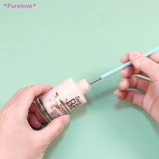 Purelove&gt; ใหม่ ช้อนไม้พายซิลิโคน หัวคู่ ขนาดเล็ก สําหรับตักเครื่องสําอาง