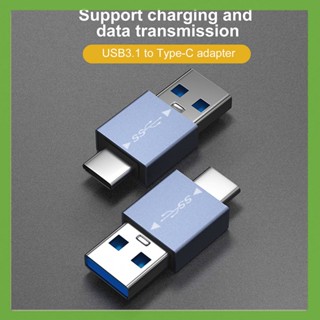 2 in 1 อะแดปเตอร์ชาร์จ OTG USB3.1 เป็น Type-C 10Gbps สําหรับแล็ปท็อป แท็บเล็ต สมาร์ทโฟน