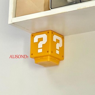 Alisond1 โคมไฟตั้งโต๊ะ ไฟกลางคืน ลาย Mario Bros 10 ซม. ชาร์จ USB ไฟ LED สําหรับของขวัญคริสต์มาส