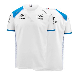 สินค้าใหม่ เสื้อยืดลําลอง แขนสั้น คอกลม ลายเกม F1 Formula Car Suit Alpine Fleet แบบแห้งเร็ว สําหรับผู้ชาย ใส่ทํางาน 2023