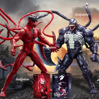 Zd Articulado โมเดลตุ๊กตาฟิกเกอร์ Shf Venom Carnage ครบรอบ 10 ปี ของเล่นสําหรับเด็ก