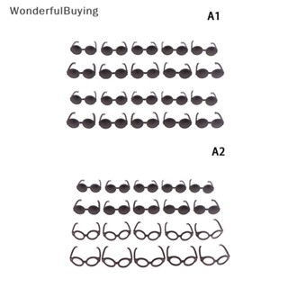 Wbth แว่นตาพลาสติก ขนาดเล็ก อุปกรณ์เสริม สําหรับบ้านตุ๊กตา 1:6 20 ชิ้น