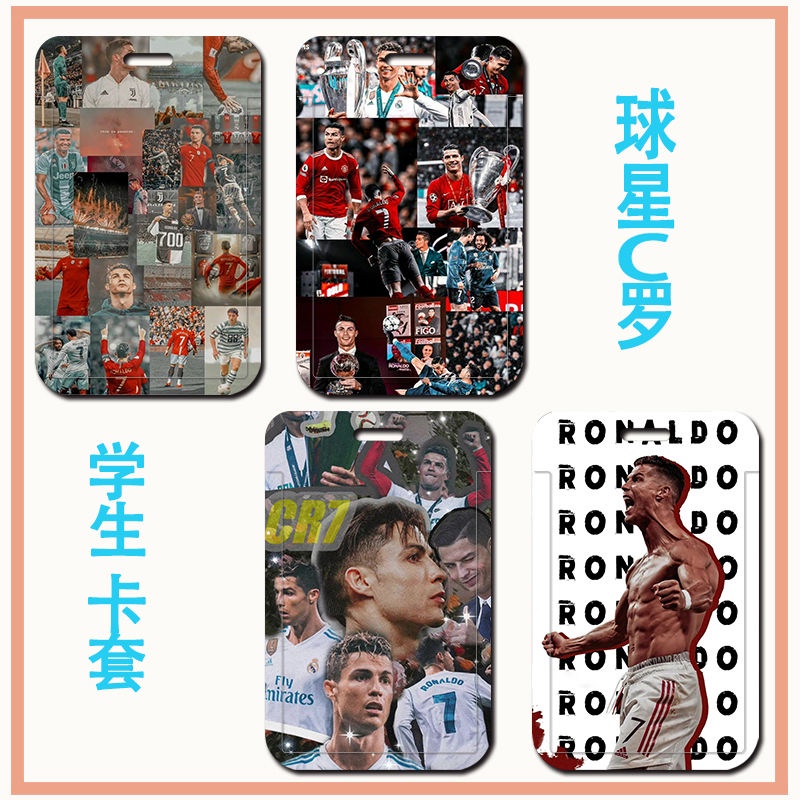 กระเป๋าใส่บัตรประจําตัวประชาชน ลายฟุตบอล Star Cristiano Ronaldo สําหรับนักเรียน โรงแรม - รูปที่ 7