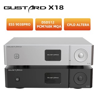 Gustard ตัวถอดรหัส X18 MQA ES9038 PRO โปรเซสเซอร์เสียง บลูทูธ 5.0 XU216 LDAC HD PCM768kHz DSD512 ประสิทธิภาพสูง DAC