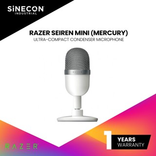 Razer Seiren Mini - Mercury Ultra-compact Streaming Microphone