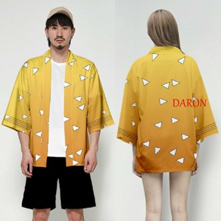 DARON เสื้อแจ็กเก็ตคอสเพลย์ อนิเมะ Agatsuma Zenitsu Tomioka Giyuu Kamado Nezuko พลัสไซซ์ สําหรับปาร์ตี้