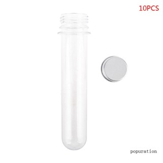Pop หลอดทดลองทางวิทยาศาสตร์ พลาสติกใส พร้อมฝาปิด สําหรับปาร์ตี้ฮาโลวีน คริสต์มาส