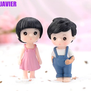 JAVIER ตุ๊กตาคู่รักจิ๋ว บอนไซ สวนบอนไซ น่ารัก 1 คู่