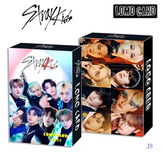 Js Straykids ENHYPEN โปสการ์ดรูปภาพ LOMO รูปดาวสองชั้น 30 ชิ้น