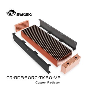 Bykski CR-RD360RC-TK60-V2 แถวระบายความร้อน แบบหนา สามชั้น สําหรับรถบังคับ