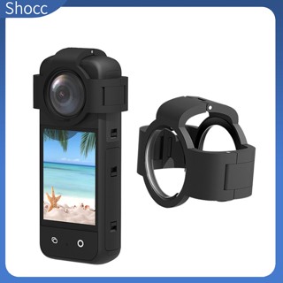 Shocc เคสป้องกันเลนส์กล้อง กันฝุ่น สําหรับกล้องแอคชั่น Insta360 X3 Panoramic