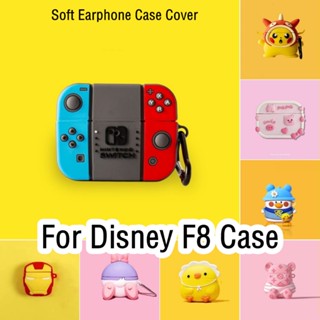 【ของแท้】เคสหูฟัง แบบนิ่ม ลายการ์ตูนดิสนีย์ F8 NO.1 สําหรับ Disney F8