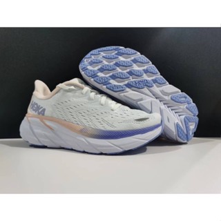 Hoka One One Clifton 8 รองเท้าวิ่ง ระบายอากาศ สีขาว ดูดซับแรงกระแทก 2023 G5PZ