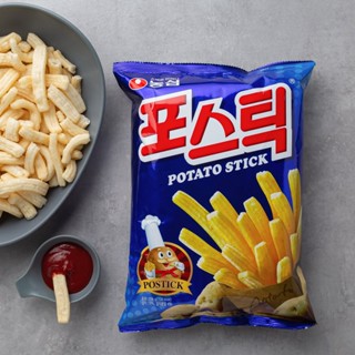 พร้อมส่ง 포스틱 ขนมมันฝรั่งอบกรอบ NONGSHIM Potato Stick 84g