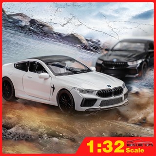 Klt โมเดลรถบรรทุกโลหะ สเกล 1/32 BMW M8 ของเล่นสําหรับเด็ก