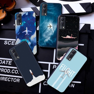 เคสโทรศัพท์มือถือแบบนิ่ม ลายการ์ตูนเครื่องบิน 3U สําหรับ Vivo Y5S Y11 Y11S Y12S Y20i Y20S Y20 Y30 Y17 Y12 Y15 Y19 Y20 Y21 Y33S Y21S