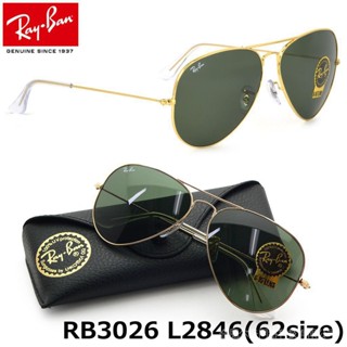 แว่นตากันแดด Ray Ban aviator RB3026 L2846 สําหรับผู้ชาย ผู้หญิง