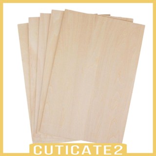 [Cuticate2] แผ่นบอร์ดไม้อัด แบบบาง ขนาดเล็ก สําหรับโมเดลเรือใบ 5 ชิ้น