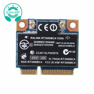 การ์ดเครือข่ายไร้สาย 300M WiFi WLAN บลูทูธ 3.0 PCI-E สําหรับ HP RT3090BC4 ProBook