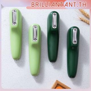 มีดปอกผักและผลไม้มัลติฟังก์ชั่นในครัวเรือนสแตนเลส Apple Potato Peeler Double-Sided Peeling Planer bri