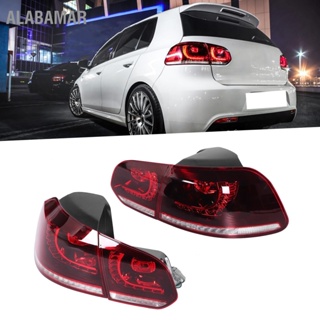 ALABAMAR VLAND สำหรับ RLook Full LED ไดนามิกไฟท้ายเลนส์สีแดงเชอร์รี่สำหรับ Mk6 GTD R R20 20092013