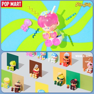 Pop MART PINO JELLY Taste &amp; Personality Quiz Series กล่องปริศนา 1 ชิ้น / 12 ชิ้น POPMART Blind Box Cute PJ Action Figure