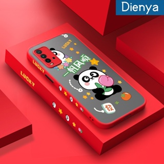 เคสโทรศัพท์มือถือ ซิลิโคน ใส กันกระแทก ลายการ์ตูนแพนด้านําโชค สําหรับ Xiaomi Redmi 9T Redmi 9