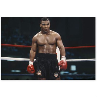 โปสเตอร์ พิมพ์ลาย Mike Tyson สีสันสดใส สําหรับตกแต่งบ้าน ออฟฟิศ