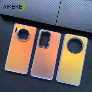 เคสโทรศัพท์มือถือแบบใส กันกระแทก ไล่โทนสี แวววาว หลากสี สําหรับ Realme GT Neo 2T C1 Q5i V23 V23i Q3 Pro