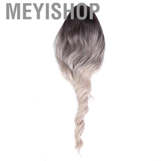 Meyishop Black Gradient Beige Long Wavy Wigs Women Wig Hair Replacement