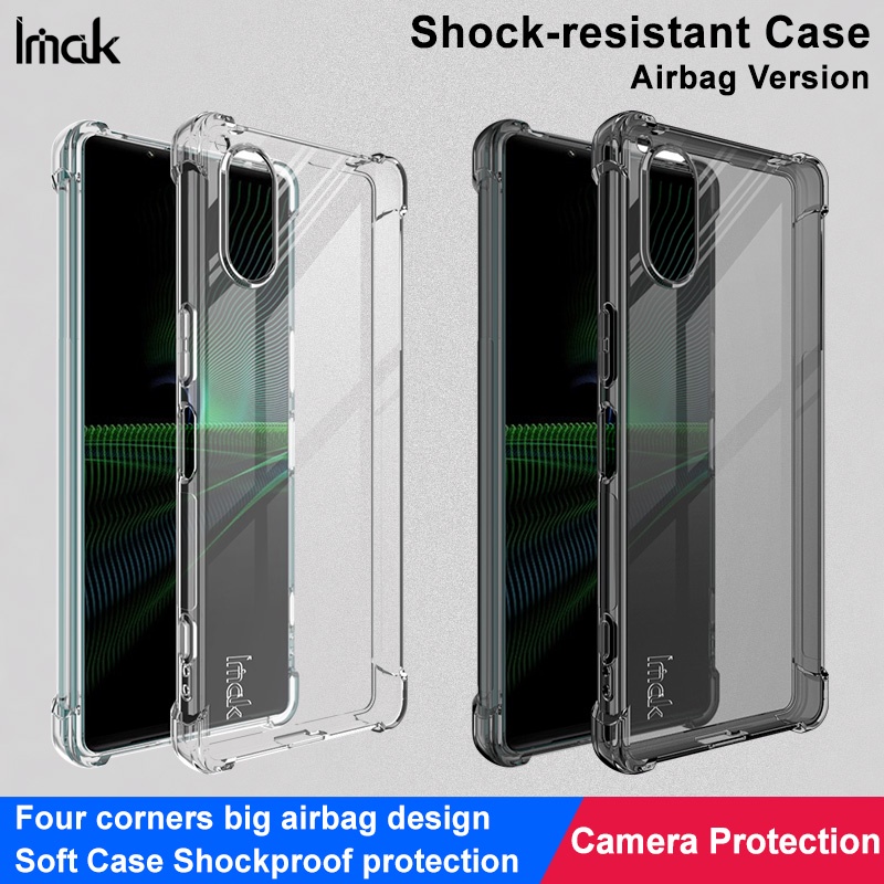 Imak Sony Xperia 5 V เคสกันกระแทก Xperia5 5 เคส TPU นุ่มใสซิลิโคนฝาหลัง