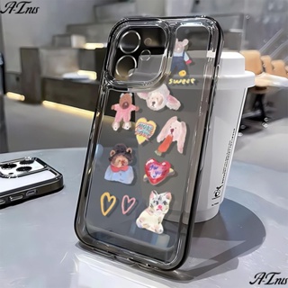 เคสโทรศัพท์มือถือ แบบนิ่ม ลายการ์ตูนสัตว์ สําหรับ Apple Iphone 13 1112 7 14Promax 8p LPMQ