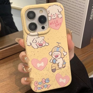 เคสโทรศัพท์มือถือ ลายการ์ตูนลูกสุนัขน่ารัก กันกระแทก สําหรับ Apple Iphone 1114pro 78max 12 13 7OVO