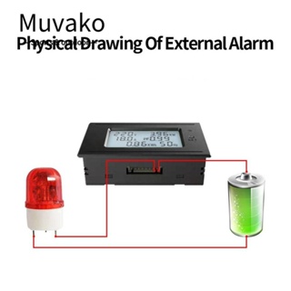 MUVAKO โวลต์มิเตอร์ แอมมิเตอร์ จอแสดงผลดิจิทัล HD 4400W/22000W