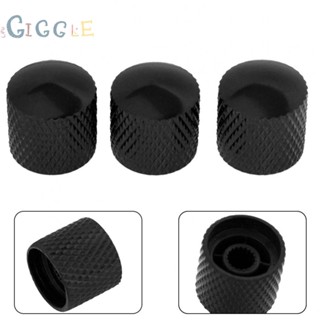 ⭐READY STOCK ⭐Guitar Volume Knob 3 PCS Black Dome Volume Knobs Electric Guitar Metal