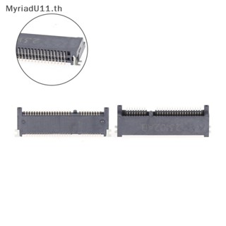 Myriadu อะแดปเตอร์ซ็อกเก็ตเชื่อมต่อ PCI-E PCI Express PCie mSATA 52pin ความสูง 4.0 มม. ตัวเมีย SMT สําหรับ SSD