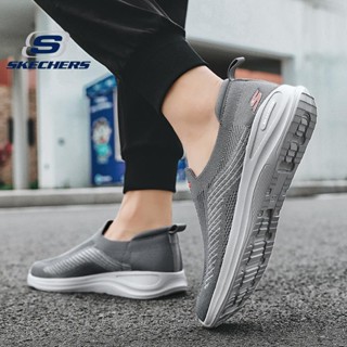 (ไซซ์ 40-45)limited Time Offer Skechers_ รองเท้าวิ่งลําลอง ผ้าตาข่าย ระบายอากาศ คุณภาพสูง สําหรับผู้ชาย พร้อมส่ง