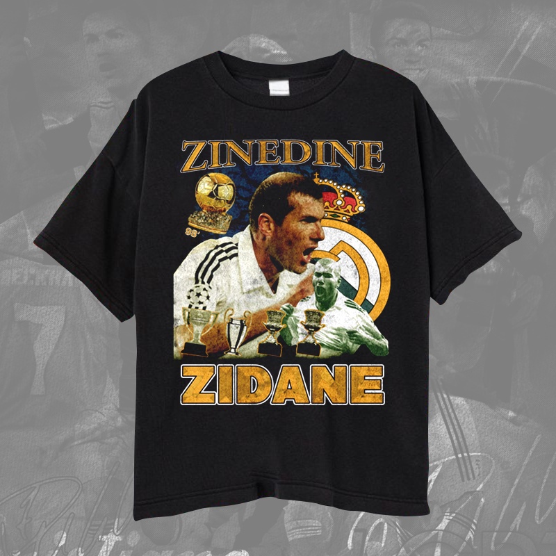 Zinedine ZIDANE ZINEDINE ZINEDINE ZIDANE ZIDANE เสื้อยืดฟุตบอล สําหรับทุกเพศS-5XL