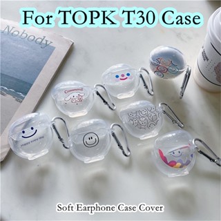 【Case Home】เคสหูฟัง แบบนิ่ม ลายการ์ตูนน่ารัก สําหรับ TOPK T30 TOPK T30