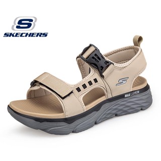 รองเท้าแตะ Skechers_ MAX CUSHION GOGA MAX Velcro ขนาดใหญ่ สําหรับผู้ชาย (ไซซ์ 40-45)