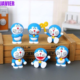 JAVIER โมเดลตุ๊กตาฟิกเกอร์ Doraemon ของขวัญ สําหรับเก็บสะสม