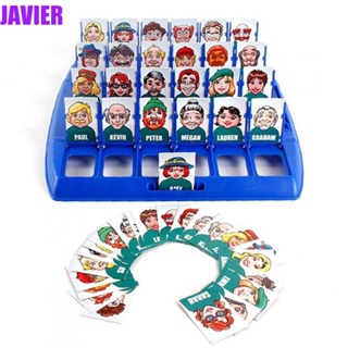 JAVIER เกมกระดานปริศนา Who Is It Board Game ของเล่นเสริมการเรียนรู้ สําหรับเด็ก ผู้ปกครอง เด็ก