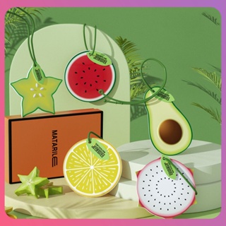 Creative Fruit Shape Car Air Freshener Home Fruit Lemon Avocado Aromatherapy Tablets Solid Fragrance Air Fresh Aromatherapy For Gift Home Accessories [COD]