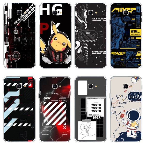 เคสโทรศัพท์ซิลิโคน TPU แบบนิ่ม สําหรับ Samsung Galaxy C7 C7 Pro C9 C9 Pro A9 A9 Pro J4 core