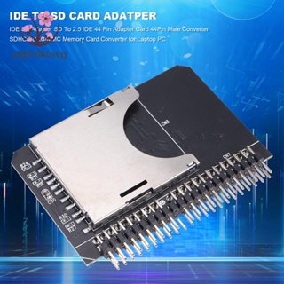 อะแดปเตอร์การ์ดหน่วยความจํา IDE SD SD เป็น 2.5 IDE 44 Pin 44Pin ตัวผู้ SDHC SDXC MMC สําหรับแล็ปท็อป PC