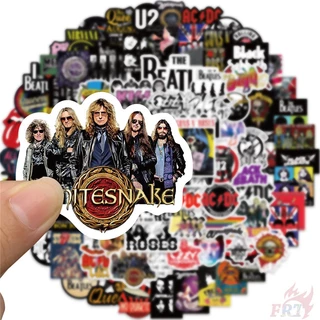 100Pcs/Set ❉ Mixed Rock Band . Rock'n'Roll Art Series 01 Stickers ❉ Waterproof DIY Fashion Decals Doodle Stickers