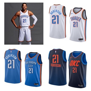 Oklahoma City Thunder #21 Andre Roberson เสื้อสเวตเตอร์ของเสื้อบาสเก็ตบอล NBA Jersey