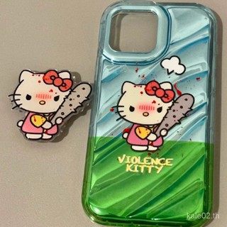 เคสป้องกันโทรศัพท์มือถือ แบบนิ่ม ลายแมวคิตตี้ กันกระแทก สําหรับ iPhone 14pro 13 12 11 xr 678 xs