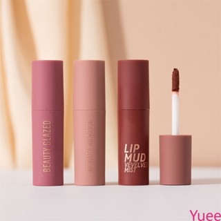 Beauty Glazed 12 Color Non-stick Cup Lip Mud Lip Glaze ลิปสติก yuee